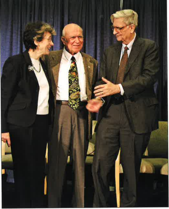 Rita Colwell and E.O. Wilson