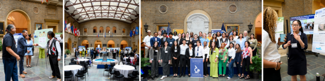 A collage of four images from the EnvironMentors National Fair